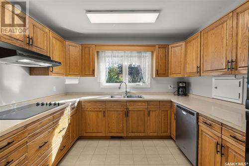 3411 Balfour Street, Saskatoon, SK - Indoor Photo Showing Kitchen With Double Sink