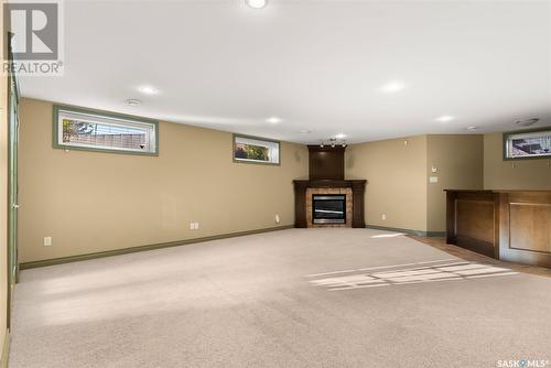 1902 Laurier Crescent E, Regina, SK - Indoor Photo Showing Basement With Fireplace