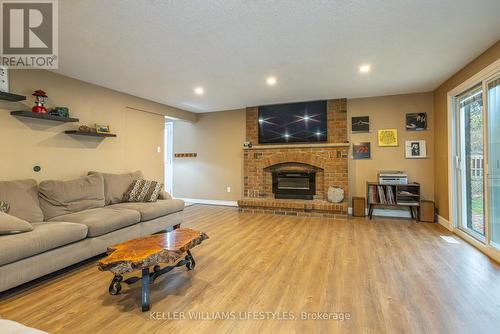 1802 Attawandaron Road, London, ON - Indoor With Fireplace