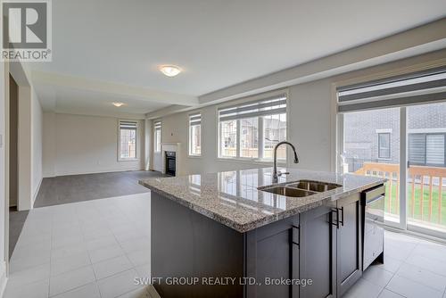 496 Skinner Road, Hamilton, ON - Indoor Photo Showing Kitchen With Double Sink