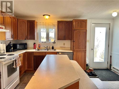 2729 Route 108, Dsl De Drummond/Dsl Of Drummond, NB - Indoor Photo Showing Kitchen With Double Sink