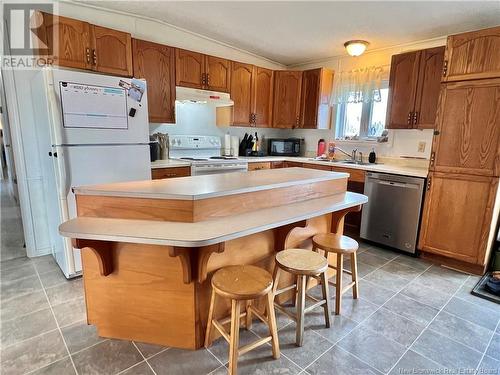 2729 Route 108, Dsl De Drummond/Dsl Of Drummond, NB - Indoor Photo Showing Kitchen With Double Sink