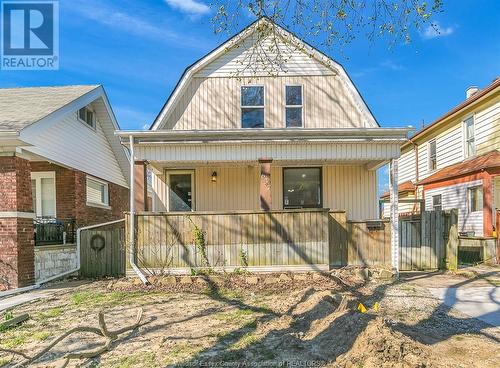 637 Cameron Avenue, Windsor, ON - Outdoor With Deck Patio Veranda