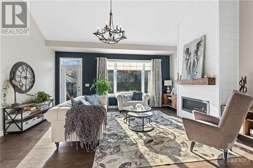 236 Kilspindie Ridge, Ottawa, ON - Indoor Photo Showing Living Room With Fireplace