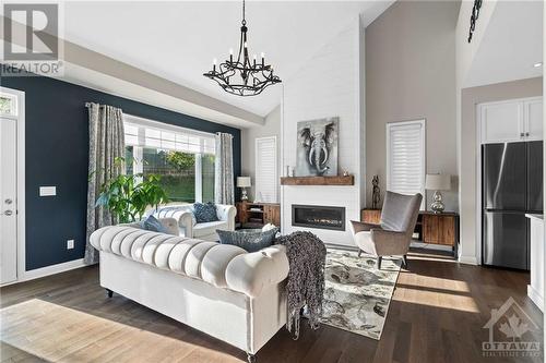 236 Kilspindie Ridge, Ottawa, ON - Indoor Photo Showing Living Room With Fireplace