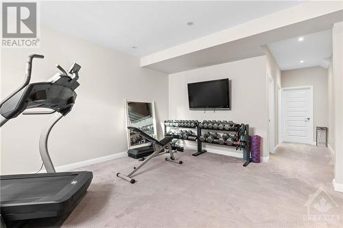 236 Kilspindie Ridge, Ottawa, ON - Indoor Photo Showing Gym Room