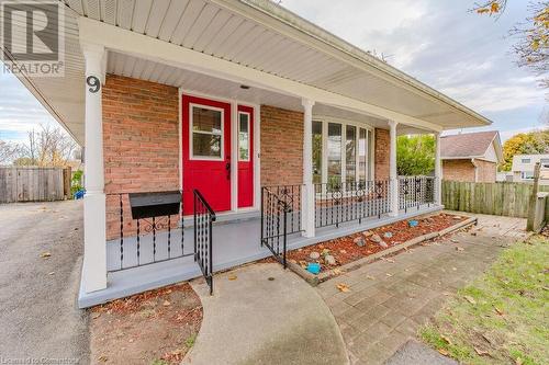 front view of covered porch - 9 Braemar Road, Cambridge, ON - Outdoor With Deck Patio Veranda With Exterior