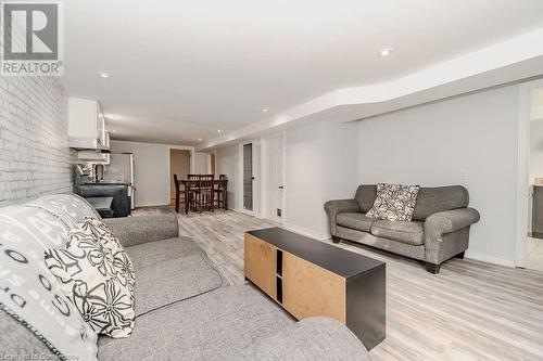 lower level livingroom with open concept - 9 Braemar Road, Cambridge, ON - Indoor Photo Showing Living Room