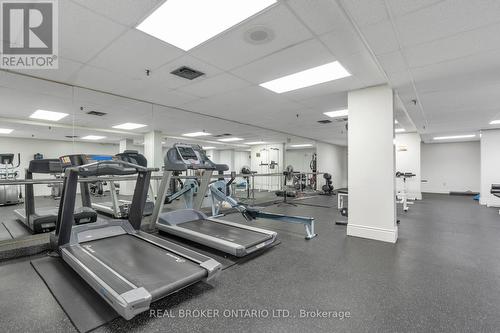 1601 - 3845 Lake Shore Boulevard W, Toronto, ON - Indoor Photo Showing Gym Room