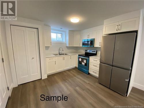 308 Highlandview, Moncton, NB - Indoor Photo Showing Kitchen With Double Sink