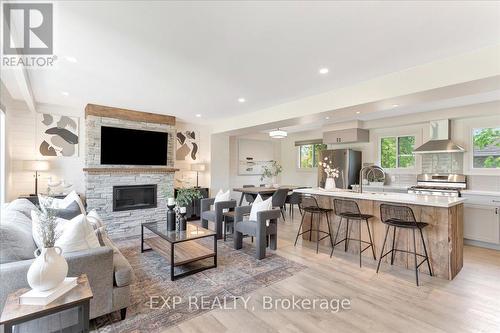 143 Collins Street, Collingwood, ON - Indoor Photo Showing Other Room With Fireplace