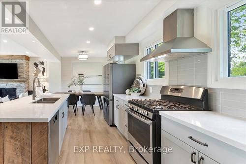 143 Collins Street, Collingwood, ON - Indoor Photo Showing Kitchen With Double Sink With Upgraded Kitchen