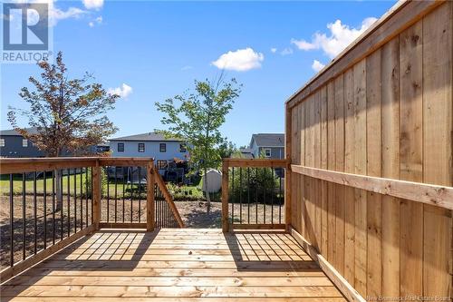 151 Francfort, Moncton, NB - Outdoor With Deck Patio Veranda With Exterior