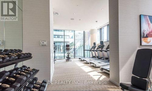 4107 - 42 Charles Street E, Toronto, ON - Indoor Photo Showing Gym Room