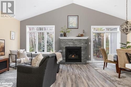 148 Pineridge Gate, Gravenhurst, ON - Indoor Photo Showing Living Room With Fireplace