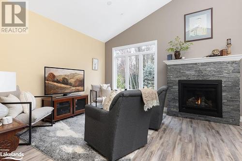 148 Pineridge Gate, Gravenhurst, ON - Indoor Photo Showing Living Room With Fireplace