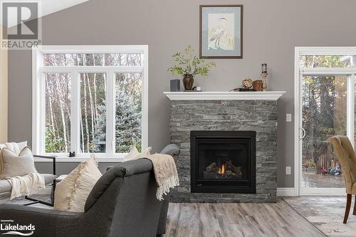 148 Pineridge Gate, Gravenhurst, ON - Indoor Photo Showing Living Room With Fireplace