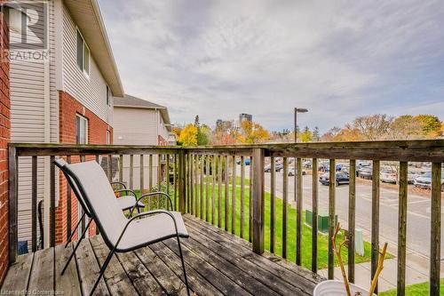 View of balcony - 139 Brighton Street Unit# 2B, Waterloo, ON - Outdoor With Exterior