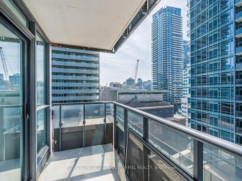 1510-295 Adelaide St W, Toronto, ON - Outdoor With Balcony