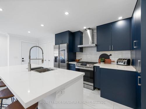 46 Shangarry Dr, Toronto, ON - Indoor Photo Showing Kitchen With Double Sink With Upgraded Kitchen