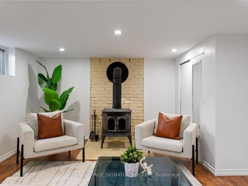 46 Shangarry Dr, Toronto, ON - Indoor With Fireplace