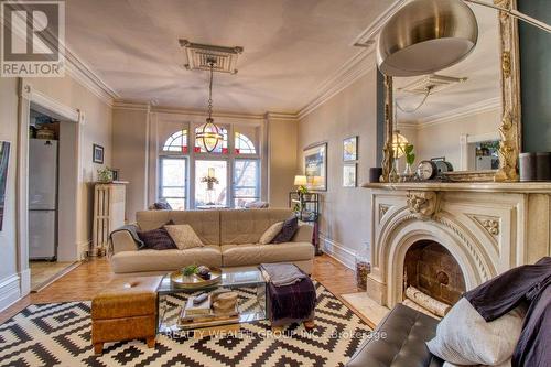 52 Lacroix Street, Chatham-Kent, ON - Indoor Photo Showing Living Room With Fireplace