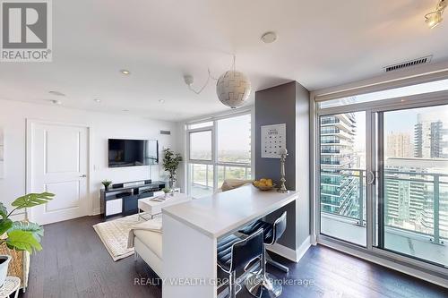 2108 - 33 Shore Breeze Drive, Toronto, ON - Indoor Photo Showing Living Room