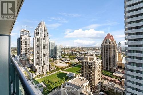 2501 - 4070 Confederation Parkway, Mississauga, ON - Outdoor With Facade