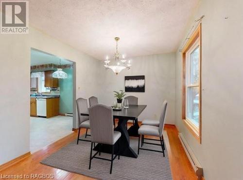 Virtually Staged Photo - 775 21St Street A E, Owen Sound, ON - Indoor Photo Showing Dining Room