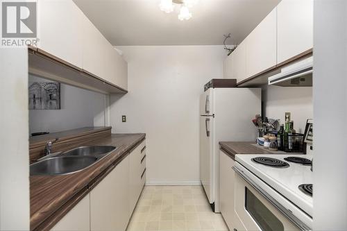 89 Pine St # 207, Sault Ste. Marie, ON - Indoor Photo Showing Kitchen With Double Sink