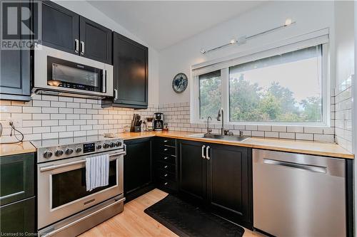 181 David Street Unit# 4A, Kitchener, ON - Indoor Photo Showing Kitchen With Double Sink With Upgraded Kitchen