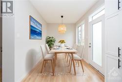 Virtually staged dining room - 