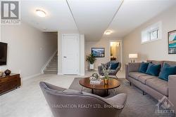 Virtually staged lower level - 