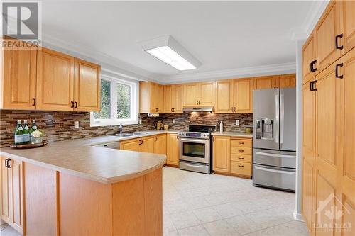 1505 Forest Valley Drive, Ottawa, ON - Indoor Photo Showing Kitchen With Double Sink