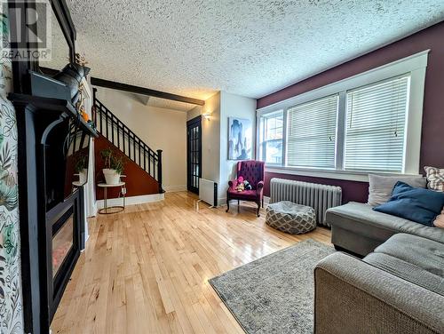 35 East Valley Road, Corner Brook, NL - Indoor Photo Showing Living Room With Fireplace