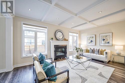 213 Camellia Crescent, Oakville, ON - Indoor Photo Showing Living Room With Fireplace