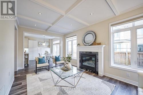 213 Camellia Crescent, Oakville, ON - Indoor Photo Showing Living Room With Fireplace