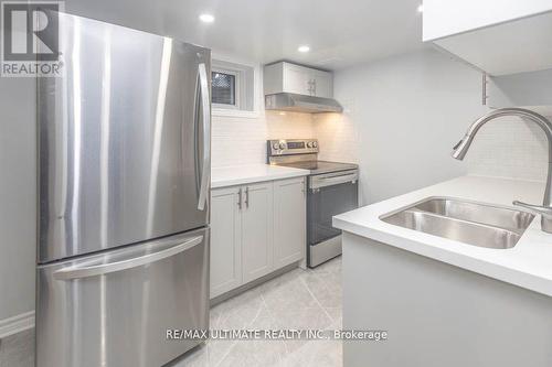 Bsmt - 404 Dovedale Drive, Whitby, ON - Indoor Photo Showing Kitchen With Double Sink