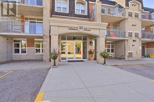 206 - 10 Ashton Road, Newmarket, ON - Outdoor With Balcony With Facade