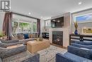 1125 15Th Street E, Saskatoon, SK  - Indoor Photo Showing Living Room With Fireplace 