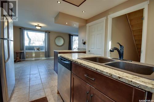 470 Charles Street, Asquith, SK - Indoor Photo Showing Kitchen With Double Sink