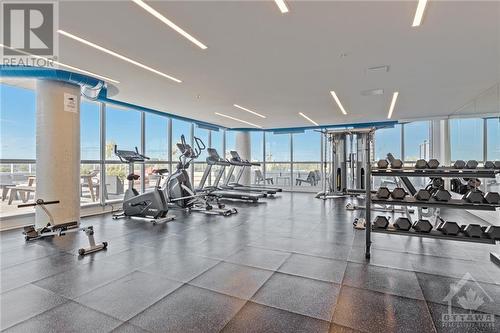 Fitness Centre - 929 Richmond Road Unit#1804, Ottawa, ON - Indoor Photo Showing Gym Room