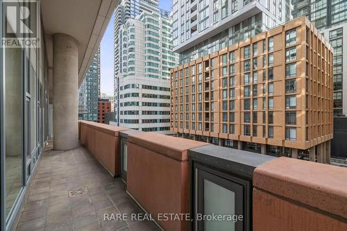 621 - 21 Widmer Street, Toronto, ON - Outdoor With Balcony