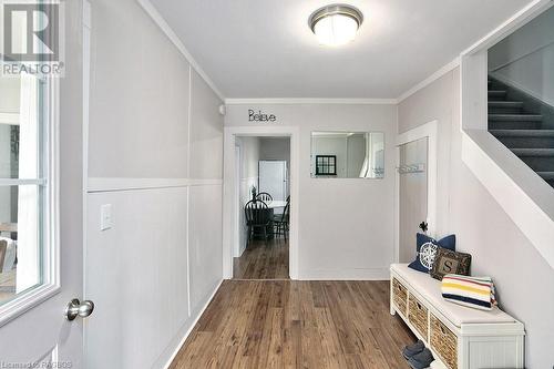 Foyer - facing rear of house - 54 Mark Street W, Markdale, ON - Indoor Photo Showing Other Room