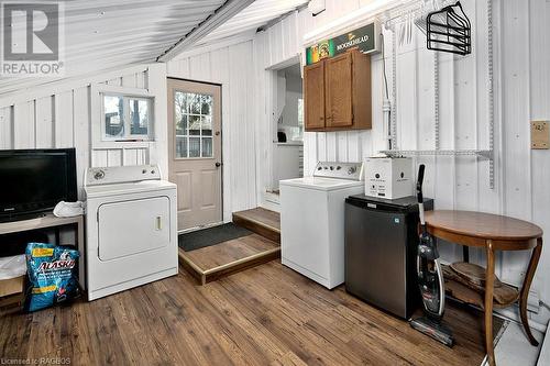 Mud Room/Laundry with walk-out - 54 Mark Street W, Markdale, ON - Indoor Photo Showing Laundry Room