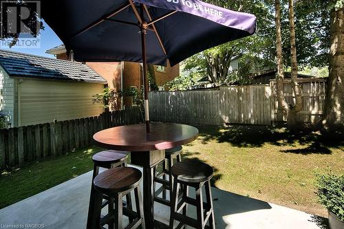 Concrete patio - 54 Mark Street W, Markdale, ON - Outdoor With Deck Patio Veranda