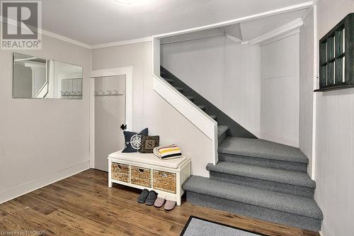 Stairwell to 2nd floor - 54 Mark Street W, Markdale, ON - Indoor Photo Showing Other Room