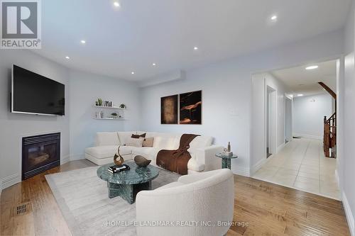 51 Kerrison Drive W, Ajax, ON - Indoor Photo Showing Living Room With Fireplace