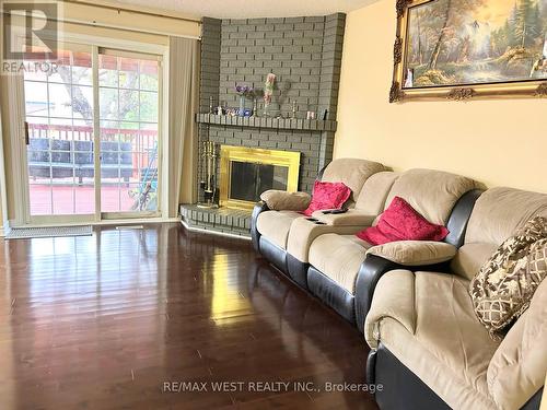 62 Kay Drive, Toronto, ON - Indoor Photo Showing Living Room With Fireplace