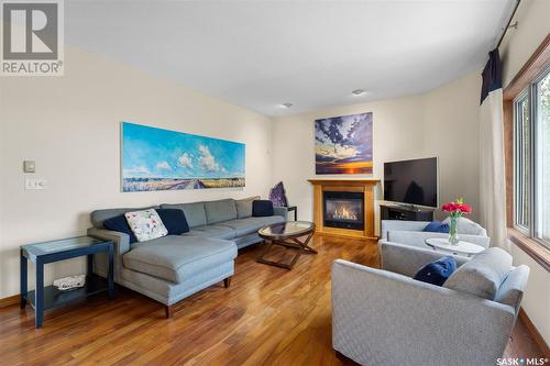 Tower Hill Acreage, Blucher Rm No. 343, SK - Indoor Photo Showing Living Room With Fireplace